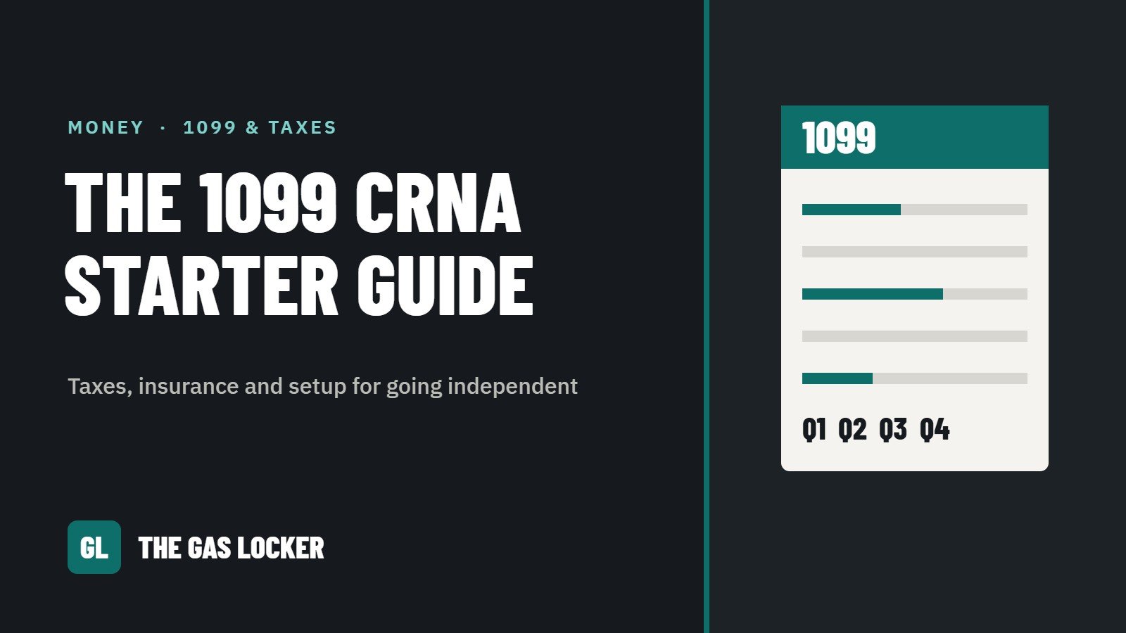 The 1099 CRNA Starter Guide, from The Gas Locker